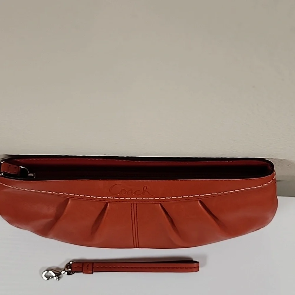Coach Pleated Clutch - Picture 6 of 17